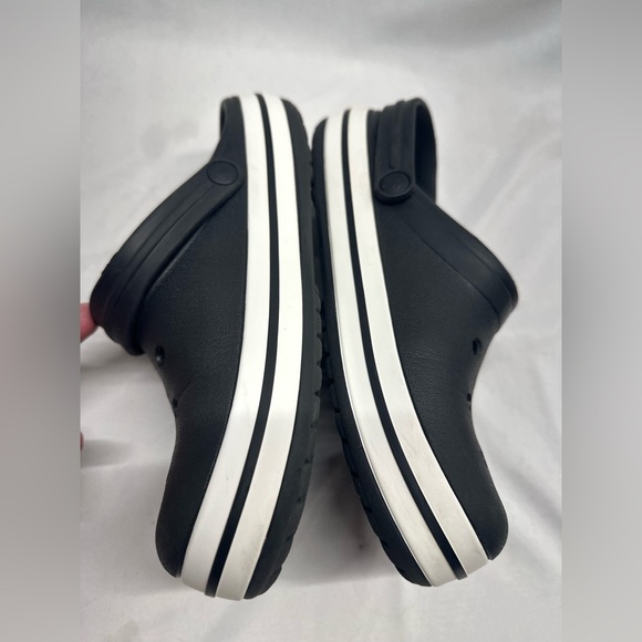 Crocs Crocband Black clogs Sz:M7/W9 Lightweight Comfort Minimalist Slip on shoe - Picture 2 of 9